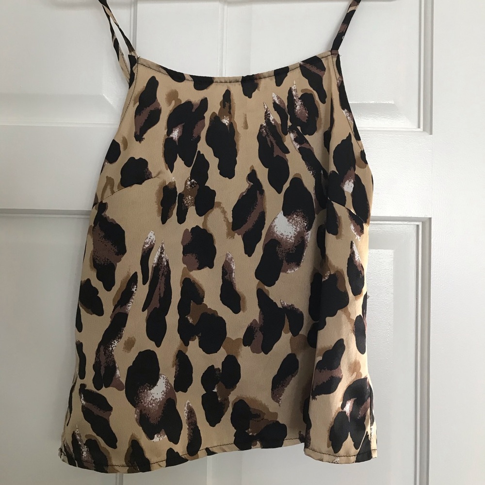 ASOS Parisian Leopard Print Cami Top Size 6